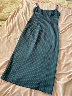 Fashion Nova Pinstripe Dress